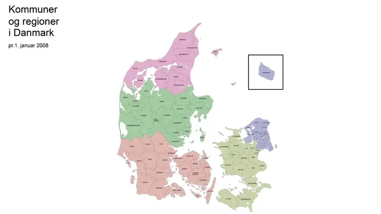 Regions- og kommunekort